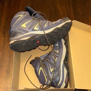 Salomon Trail Shoes - Blue and Yellow